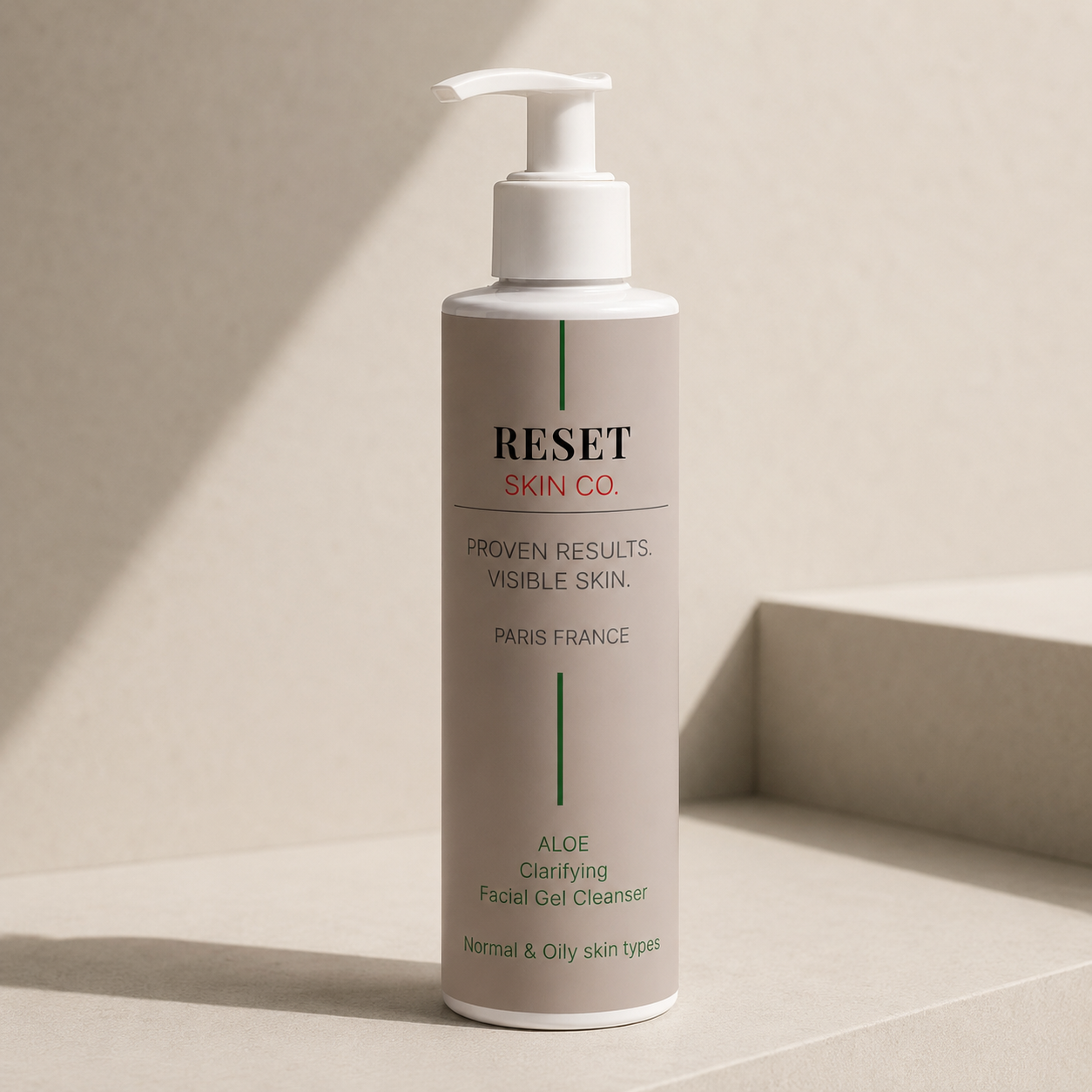 Clarifying facial Gel Cleanser • With Aloe • 200 ml
