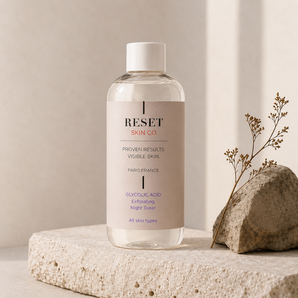 Exfoliating Toner • With 5% Glycolic Acid • 250 ml